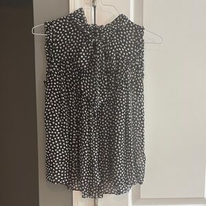 kate spade Black and White Polka Dot Blouse
